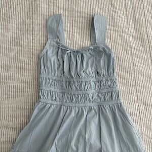 Aritzia Light Blue Midi Dress